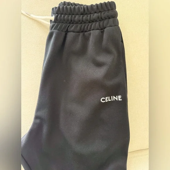 Celine TRACKSUIT PANTS IN DOUBLE FACE JERSEY - Picture 2 of 9